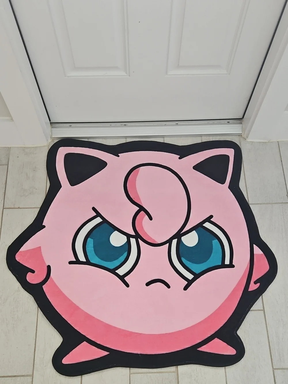 Jigglypuff Pink Character Cat Mat - Cute Pokemon Floor Rug